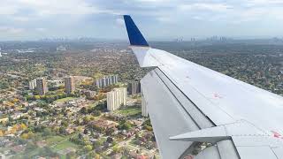 Landing at Toronto YYZ