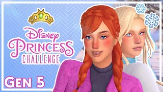 ⛄ Anna | Disney Princess 10 Gen Challenge 👑 SPEEDRUN #TheSims4 #5