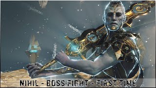 NIHIL - BOSS FIGHT - FIRST TIME #WarFrame #KARPALMAN