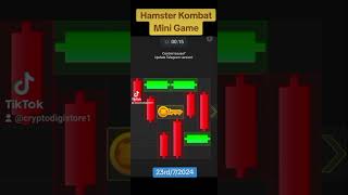 Hamster Kombat mini game solved for 23/7/2024