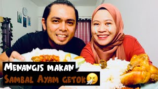 CHALLENGE MAKAN AYAM GETOK MANTUL| MENANGIS NAK HABIS| LAGI MENANGIS DENGAR PICKUP LINE! #Vlog2