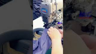 Automatic Thread Trimmer 4000rpm Bottom Hemming Machine Sewing Jeans(#shorts )