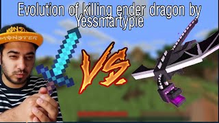 Evolution of killing ender dragon by Yessmartypie