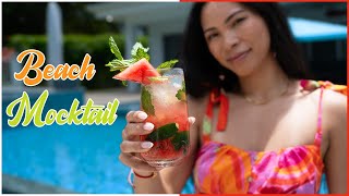 🌴🍹 No Alcohol? No Problem! Virgin Watermelon Mojito ASMR Mocktail 🍹🌴