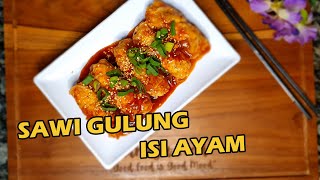 Menu Diet Terenak dan Bikin  Kenyang | Resep Sawi Gulung Isi Ayam dengan Saus Gochujang ‼️