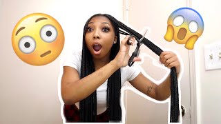 VLOGMAS DAY 20: TAKING OUT MY $700 EXTENDO BRAIDS AFTER 1 MONTH + MINI LIFE UPDATE | Shalaya Dae