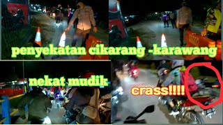 NEKAT MUDIK‼️ LEBARAN 2021 BERUJUNG CRASH!!! || MOTOVLOG INDONESIA