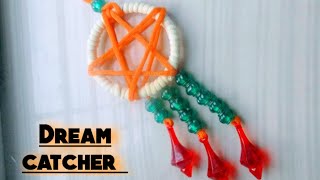 Very Easy Macrame Mini Dream Catcher for Beginners//DIY Dream Catcher Tutorial