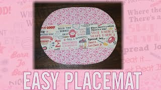 Easy Placemat | Carolina Sew n Vac