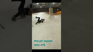 Mount hawke sesh pt2 #skateboarding @SENDITSkateboards #bail #persistence #skatepark #boardslide