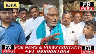 Congress party MP Candate T.Jeevan Reddy  and his family cast  their votes in Jagtial