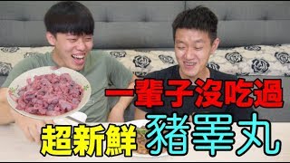 【狠愛演】一輩子沒吃過！超新鮮豬睪丸！