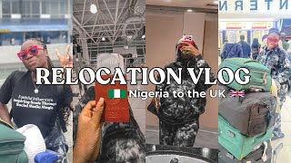 TRAVEL WITH ME TO THE UK | THE PROCESS | MY RELOCATION VLOG