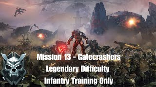 Halo Wars 2 - Mission 13 - Gatecrashers on Legendary Difficulty (Infantry Training Only)