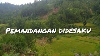 Pemandangan pagi di Desa terpencil