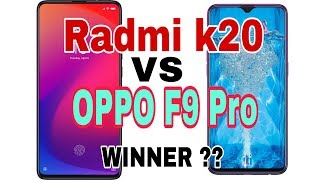 Radmi k20 VS oppo F9 Pro speed test and camera comparison / Krrish tech