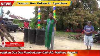 Peresmian Tempat Doa Rukun St Agustinus Paroki Hati Kudus Yesus Olilit Barat Tanimbar