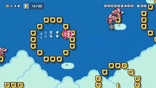 Superman 64 recreated in Mario Maker 2