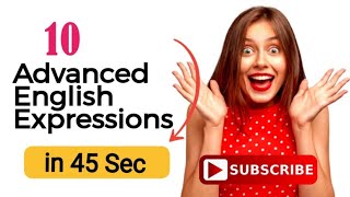 10 Advanced English Expressions | English with Rahat