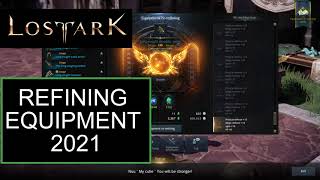 Lost Ark - Refining gear 2021 (BEGINNER)