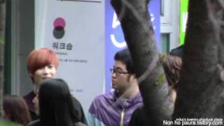 [fancam] 110429 SHINee 2min #2 @ Seoul Women's University recording