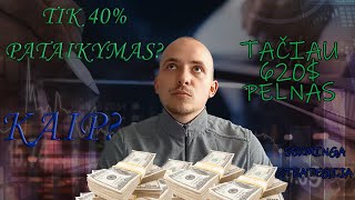 $620 Forex Pelno Analizė: 40% tikslumas, tai iš kur pelnas?