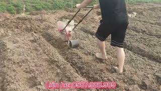 Chạy máy trồng ngô bỏ được cả phân 2 trong 1 VNGH 999 - Vinafarm