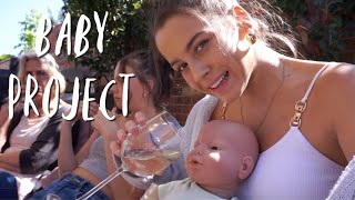 looking after my sisters' baby for school // VLOG