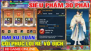 VLTK Mobile Lậu 30 Phái Cày Chay Quà PL Siêu Rẻ, Free 15M Xu/Tuần & 100% Ngoại Trang | Jx TKV