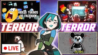 Reaccionando a Videos TURBIOS/TERROR: Malas Creepypastas, Usuarios turbios - Directo esencial Y 5K!!