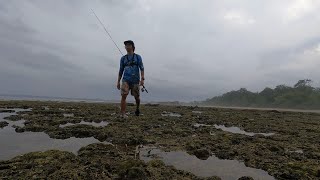 Spot Ultra light fishing pantai pangandaran #ultralight #pangandaranfishing #ul #ultralightfishing