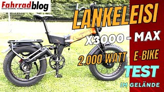 Lankeleisi X3000 Max V2 E-Bike im Test: Aufbau, Bedienung, Einstellungen und Gelände-Performance!