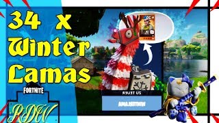 34x WinterLamas Alle Waffen und Helden?! | Fortnite Rette Die Welt