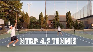 NTRP 4.5 Tennis - matching outfit doubles pair lol edition