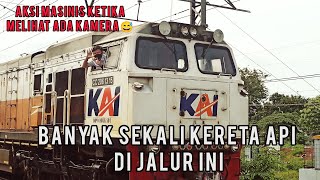 MOMENT PERJALANAN KERETA API KETIKA WEEKEND ll 2023