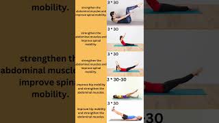 How To Do Pilates Exercise Without Any Equipments | #shorts #youtubeshort #pilatesworkouts