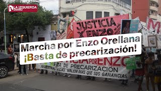 Importante marcha por Justicia para Enzo y contra la precarización laboral