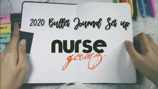 2020 Bullet Journal Set Up Using Alastair Method and Dutch Doors