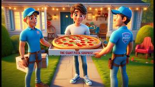 The Giant Pizza Surprise | A Hilarious Pizza Party Story