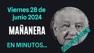 💩🐣👶 AMLITO | Mañanera *Viernes 28 de junio 2024* | El gansito veloz 2:21 a 1:43.