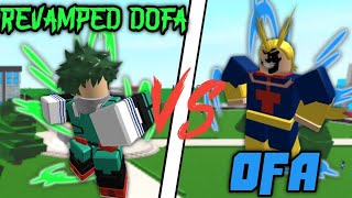 Revamp DOFA VS OFA | Boku no Roblox Remastered