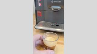 Кофемашина BOSCH VEROCAFE LATTE, демонстрация возможностей