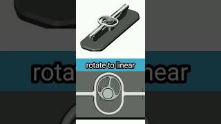 Rotation converted into linear motion। #Short #solidworks #autocad