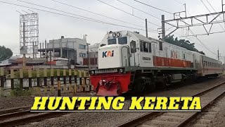 hunting krl  dan kereta uji coba || ketemu KLB || MOMENT