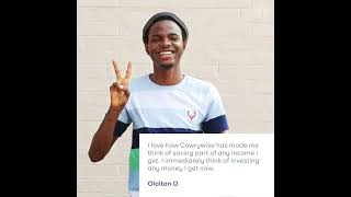 Be like Olaitan — He saves and invests his income with Cowrywise. 💙