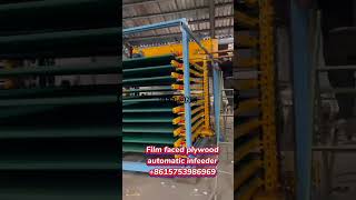 Geelong- Automatic plywood infeeder, film faced plywood hot press machine