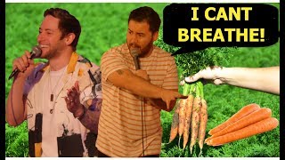 Comedian Chokes On A Carrot While Performing