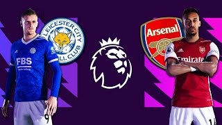 Leicester City vs Arsenal ● Premier League - King Power Stadium | eFootball 2022 Prediction