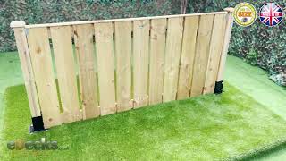 Supreme Board Fence Panel (6ft x 3ft) | eDecks