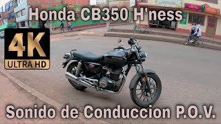 Honda CB350 H´ness El Rosal Subachoque Colombia 4K Pov sound